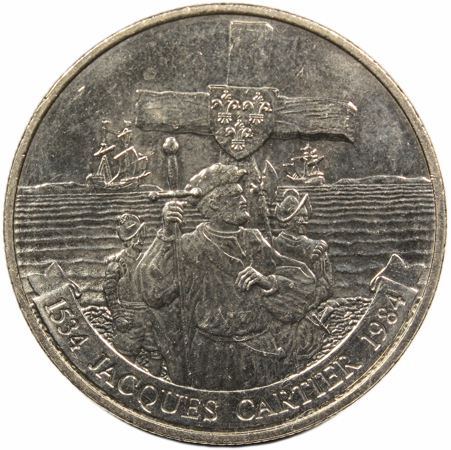 Kanada 1 Dollar 1984 Jacques Cartier Hatıra-Ülke: Kanada Yıl: 1984