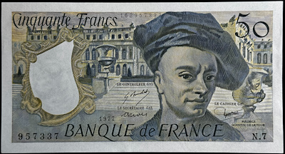 Fransa 50 Frank 1977 P#152 