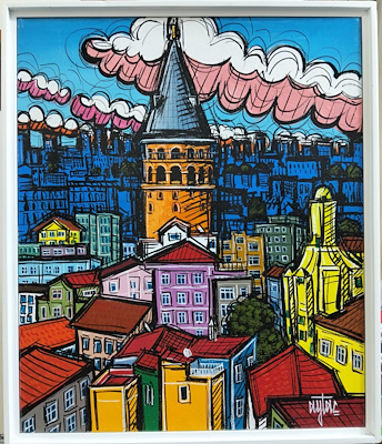 Bülent Aytaç imzalı tablo — Akrilik Boya, 60×50 cm, 18.000 TL müzayede satışı