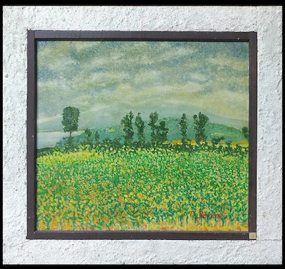 Necati Berent imzalı tablo — Yağlı Boya, 35×38 cm, 7.000 TL müzayede satışı