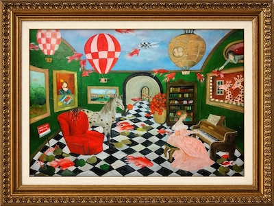 Fulya Saatçioğlu imzalı tablo — Yağlı Boya, 60×80 cm, 12.000 TL müzayede satışı