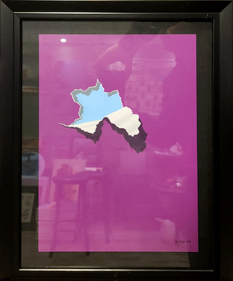 Erkan Koraltürk imzalı tablo — Yağlı Boya, 25×25 cm, 6.000 TL müzayede satışı