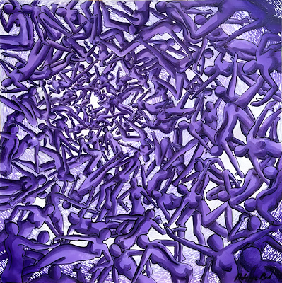 Adviye Bal imzalı tablo — Akrilik Boya, 60×60 cm, 25.000 TL müzayede satışı