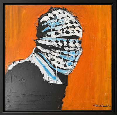 Canan Karaman imzalı tablo — Akrilik Boya, 80×80 cm, 8.000 TL müzayede satışı