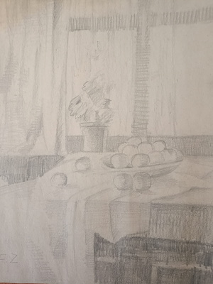 F.z. imzalı tablo — 27×36 cm, 1.000 TL müzayede satışı