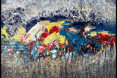 Ahmet Çelikbaş imzalı tablo — Yağlı Boya, 30×40 cm, 3.000 TL müzayede satışı