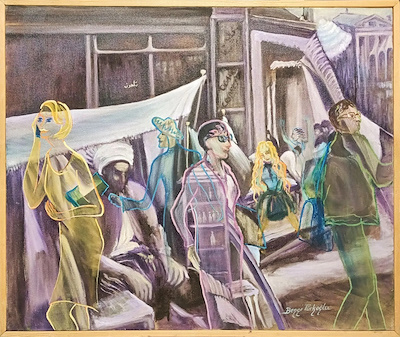 Bengi Türkoğlu imzalı tablo — Yağlı Boya, 50×60 cm, 5.000 TL müzayede satışı
