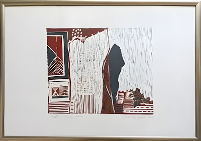Ferda Efe imzalı tablo — Baskı, 50×70 cm, 1.000 TL müzayede satışı