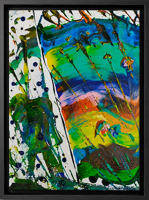 Aylin Bahçeci imzalı tablo — Akrilik Boya, 35×50 cm, 1.000 TL müzayede satışı