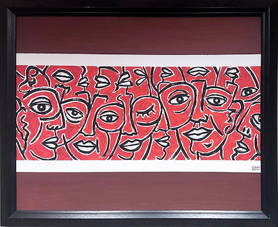 Can Genca imzalı tablo — Akrilik Boya, 49×39 cm, 3.500 TL müzayede satışı