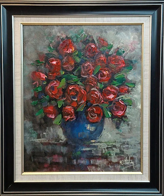 Atalay Köseoğlu imzalı tablo — Yağlı Boya, 50×40 cm, 7.500 TL müzayede satışı