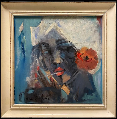 Mira Koldaş imzalı tablo — Yağlı Boya, 30×30 cm, 2.000 TL müzayede satışı