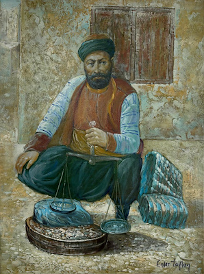 Ender Taylan imzalı tablo — Yağlı Boya, 80×60 cm, 1.000 TL müzayede satışı