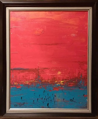 Saeed Aghanejad imzalı tablo — Yağlı Boya, 50×40 cm, 3.000 TL müzayede satışı