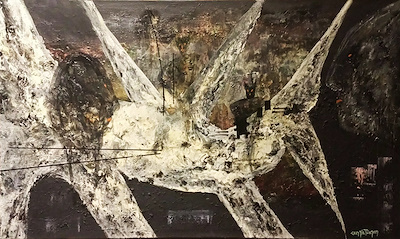 Cengiz Tüzgen imzalı tablo — Yağlı Boya, 53×88 cm, 4.000 TL müzayede satışı