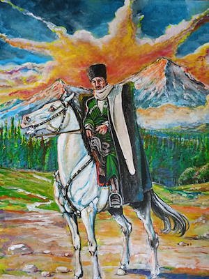 Ruslan imzalı tablo — Akrilik Boya, 70×50 cm, 1.000 TL müzayede satışı