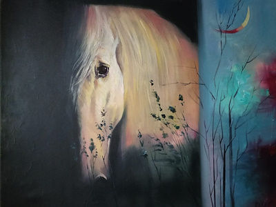 Ruslan imzalı tablo — Yağlı Boya, 55×65 cm, 2.000 TL müzayede satışı