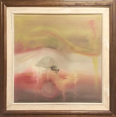 Mürvet Sarıoğlu imzalı tablo — Yağlı Boya, 50×50 cm, 3.000 TL müzayede satışı