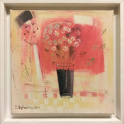 David Ughrelidze imzalı tablo — Yağlı Boya, 30×30 cm, 2.000 TL müzayede satışı