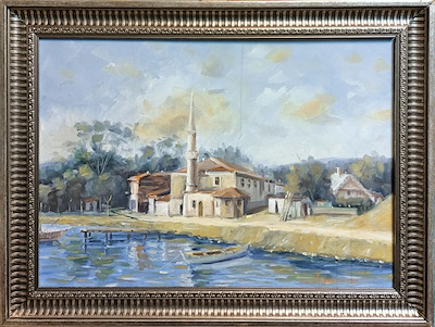 Erdal Abika imzalı tablo — Yağlı Boya, 35×50 cm, 2.500 TL müzayede satışı