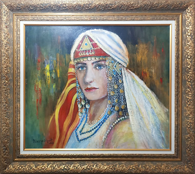 Ekrem Yeşilyurt imzalı tablo — Yağlı Boya, 65×55 cm, 1.500 TL müzayede satışı