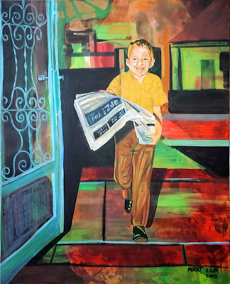 Murat Ilgın imzalı tablo — Yağlı Boya, 70×60 cm, 2.500 TL müzayede satışı