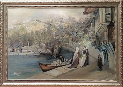 Bengi Türkoğlu imzalı tablo — Yağlı Boya, 35×50 cm, 1.000 TL müzayede satışı