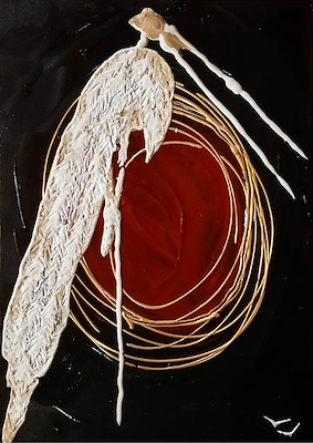 Erman Çobanoğlu imzalı tablo — Akrilik Boya, 50×35 cm, 10.000 TL müzayede satışı