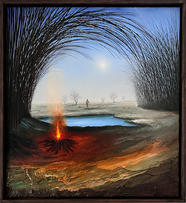 Yasin Canlı imzalı tablo — Yağlı Boya, 70×70 cm, 30.000 TL müzayede satışı
