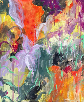 Suden Karaburç imzalı tablo — Akrilik Boya, 120×90 cm, 5.000 TL müzayede satışı