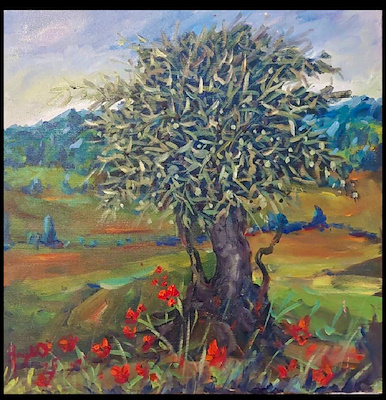 Bayro imzalı tablo — Yağlı Boya, 60×60 cm, 7.000 TL müzayede satışı