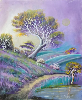 Halil Akkurt imzalı tablo — Yağlı Boya, 50×40 cm, 3.500 TL müzayede satışı