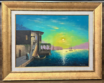 Andon Zarov imzalı tablo — Yağlı Boya, 50×70 cm, 12.000 TL müzayede satışı
