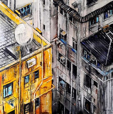 Nuri Özçelik imzalı tablo — Akrilik Boya, 100×100 cm, 25.000 TL müzayede satışı