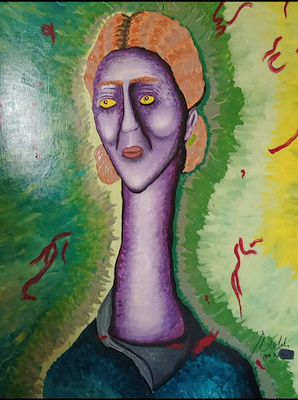 Şervan Celali imzalı tablo — Akrilik Boya, 100×70 cm, 15.000 TL müzayede satışı