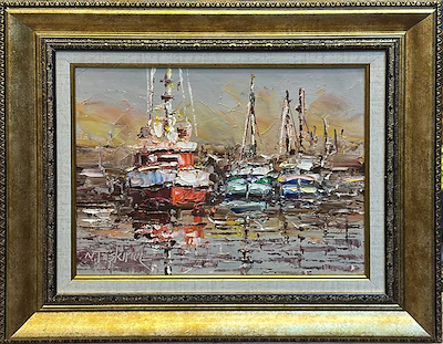 Nihat Taşkıran imzalı tablo — Yağlı Boya, 25×35 cm, 5.000 TL müzayede satışı