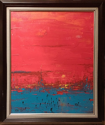 Saeed Aghanejad imzalı tablo — Yağlı Boya, 50×40 cm, 6.000 TL müzayede satışı