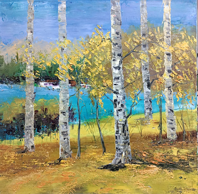 Veysel Akkuş imzalı tablo — Yağlı Boya, 60×60 cm, 6.000 TL müzayede satışı