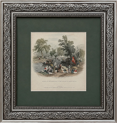 William Henry Bartlett imzalı tablo — Gravür, 35×35 cm, 5.000 TL müzayede satışı
