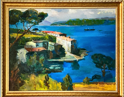 Vagıf İbrahim imzalı tablo — Yağlı Boya, 58×78 cm, 20.000 TL müzayede satışı