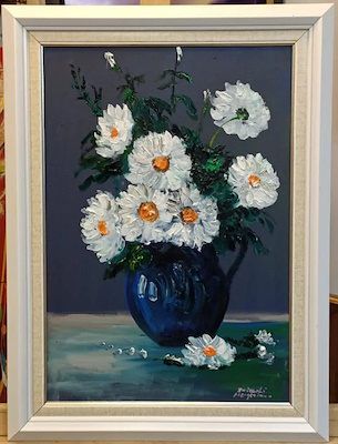 Zvıdıa Cherkezıa imzalı tablo — Yağlı Boya, 50×35 cm, 3.000 TL müzayede satışı