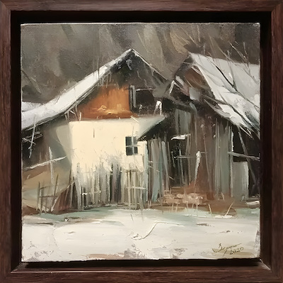 Seymour Ramazanov imzalı tablo — Yağlı Boya, 30×39 cm, 3.000 TL müzayede satışı