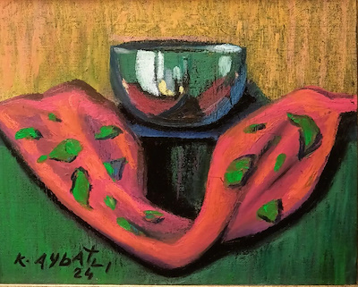 Kayhan Aybatlı imzalı tablo — Yağlı Boya, 27×33 cm, 7.500 TL müzayede satışı