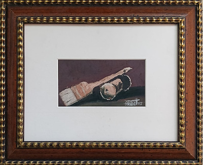 Macit Orkent imzalı tablo — Yağlı Boya, 12×20 cm, 2.000 TL müzayede satışı