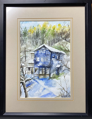 Serdar Öztürk imzalı tablo — Sulu Boya, 30×20 cm, 1.000 TL müzayede satışı