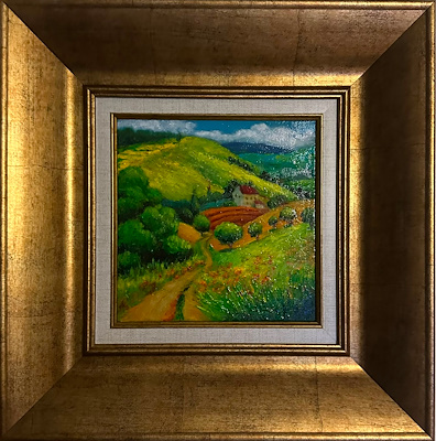 Emine Kaleli imzalı tablo — Yağlı Boya, 20×20 cm, 4.000 TL müzayede satışı