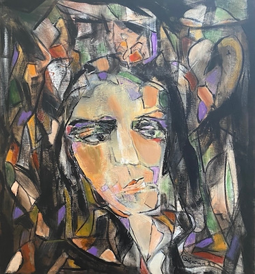 Gürcan Öner imzalı tablo — Yağlıboya, 55×50 cm, 4.250 TL müzayede satışı