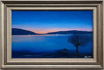 Nur İnan imzalı tablo — Yağlı Boya, 30×40 cm, 3.000 TL müzayede satışı