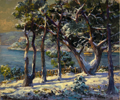 Türker Güneşoğlu imzalı tablo — Yağlı Boya, 50×60 cm, 7.500 TL müzayede satışı