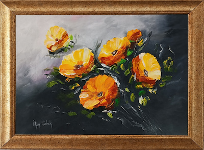 İlkay Çabuk imzalı tablo — Yağlı Boya, 50×70 cm, 3.250 TL müzayede satışı